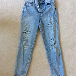 h & m mom jeans